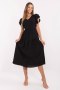 Sukienka damska letnia midi Model MI-SK-A2489.21 czarna black - Italy Moda