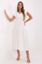 Sukienka damska letnia midi Model MI-SK-A2489.21 kremowa ecru - Italy Moda