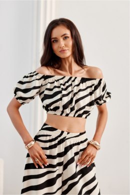 Bluzka damska hiszpanka Model Noemi BLU0215 L01 - Roco Fashion