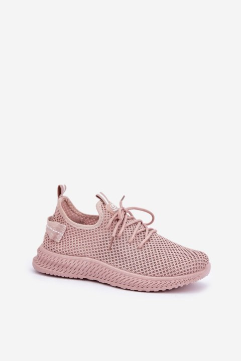 Buty Sportowe Sneakersy damskie siateczkowe Model Harice NB726 różowe pink Buty Sportowe Sneakersy damskie siateczkowe Model Harice NB726 różowe pink