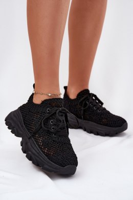 Buty Sportowe Sneakersy damskie Model Jelhiris SF-69 czarne black