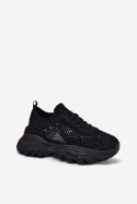Buty Sportowe Sneakersy damskie Model Jelhiris SF-69 czarne black