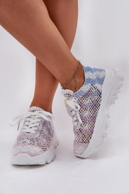Buty Sportowe Sneakersy damskie Model Jelhiris SF-69 kolorowe multicolor