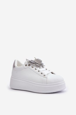 Buty Sportowe Sneakersy damskie Model Naritevia YY-23 White/Silver