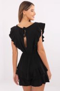 Kombinezon damski muślinowy krótki Model MI-KO-62106.88 czarny black
