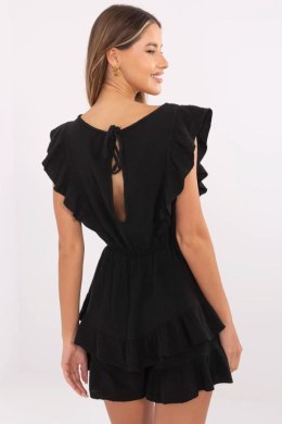 Kombinezon damski muślinowy krótki Model MI-KO-62106.88 czarny black