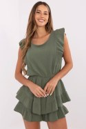 Kombinezon damski muślinowy krótki Model MI-KO-62106.88 khaki