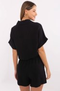 Koszula Damska muślinowa Model MO-KS-F071.00 czarna black