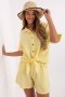 Koszula Damska muślinowa Model MO-KS-F071.00 jasna żółta light yellow