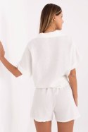 Koszula Damska muślinowa Model MO-KS-F071.00 biała white