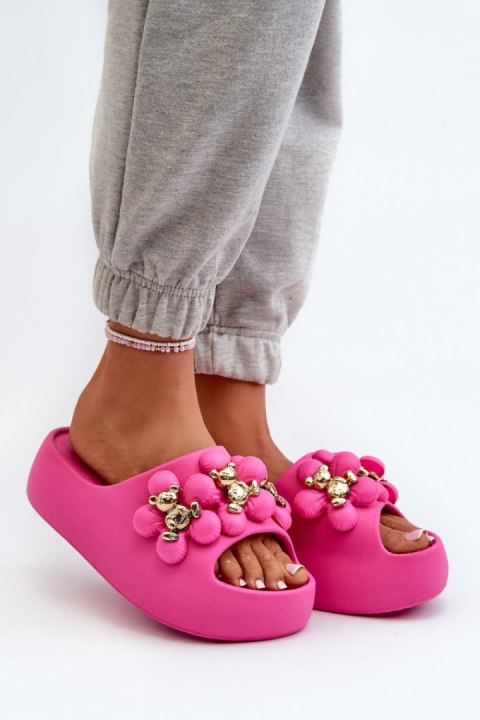 Klapki damskie Model Bremavia BG181 fuksja pink Klapki damskie Model Bremavia BG181 fuksja pink