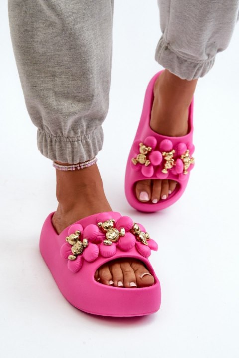 Klapki damskie Model Bremavia BG181 fuksja pink Klapki damskie Model Bremavia BG181 fuksja pink