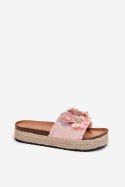 Klapki damskie Model Chellia 5216 różowe pink