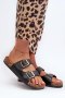 Klapki damskie Model Fronila 24DZ21-7220 czarne black