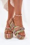 Klapki damskie Model Isolene 55-A08 kolorowe multicolor