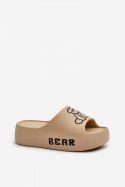 Klapki damskie Model Lamira BG176 ciemny beżowy dark beige
