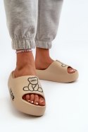 Klapki damskie Model Lamira BG176 ciemny beżowy dark beige