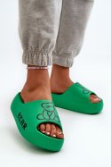 Klapki damskie Model Lamira BG176 zielony green