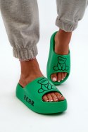 Klapki damskie Model Lamira BG176 zielony green