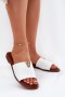 Klapki damskie Model Maliha 24SD97-7736 białe white