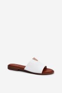 Klapki damskie Model Maliha 24SD97-7736 białe white