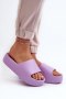 Klapki damskie Model Oreithano S001 fioletowe violet