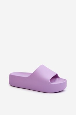 Klapki damskie Model Oreithano S001 fioletowe violet