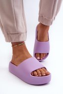 Klapki damskie Model Oreithano S001 fioletowe violet
