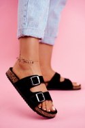 Klapki damskie Model Si Senor 20SD21-1732 czarne black
