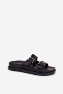 Klapki damskie Model Sonarea 25SD97-8520 czarne black