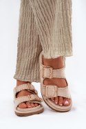 Klapki damskie Model Visley G474 Beige