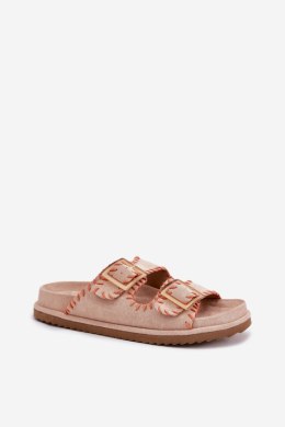 Klapki damskie Model Visley G474 Beige