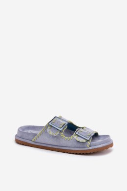 Klapki damskie Model Visley G474 Blue