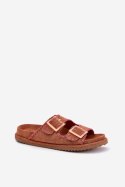 Klapki damskie Model Visley G474 Camel