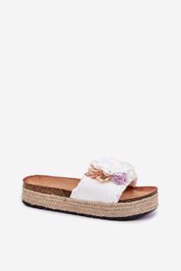Klapki damskie Model Zenvanis 5217 White
