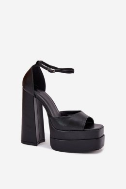 Sandały damskie Model Beloria P-1242 czarne black