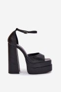 Sandały damskie Model Beloria P-1242 czarne black