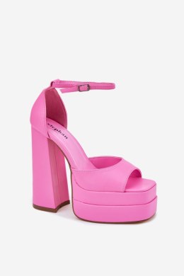 Sandały damskie Model Beloria P-1242 różowe pink