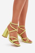 Sandały Model Ciarilora UC-85 Limonka - Step in style