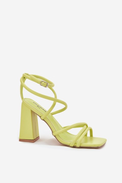 Sandały Model Ciarilora UC-85 Limonka - Step in style Sandały Model Ciarilora UC-85 Limonka - Step in style