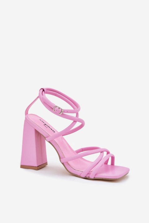 Sandały Model Ciarilora UC-85 Pink - Step in style Sandały Model Ciarilora UC-85 Pink - Step in style