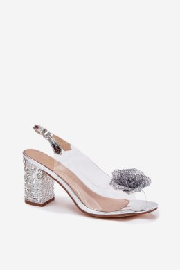 Sandały Model DA MR51-702 Silver - Step in style