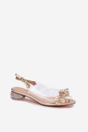 Sandały Model DA MR51-709 Gold - Step in style