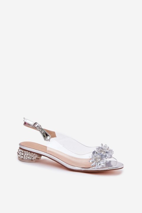 Sandały Model DA MR51-709 Silver - Step in style Sandały Model DA MR51-709 Silver - Step in style