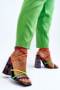 Sandały Model Josette FY2125-3 Multicolor Black - Step in style