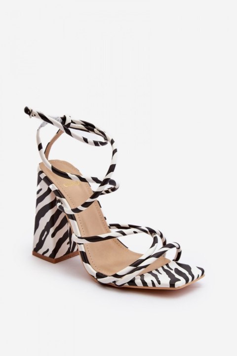 Sandały Model Josette FY2125-3 Zebra - Step in style Sandały Model Josette FY2125-3 Zebra - Step in style