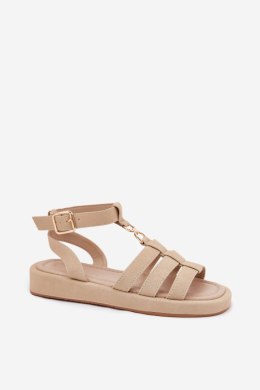 Sandały damskie Model Kartia NN615 beżowe beige