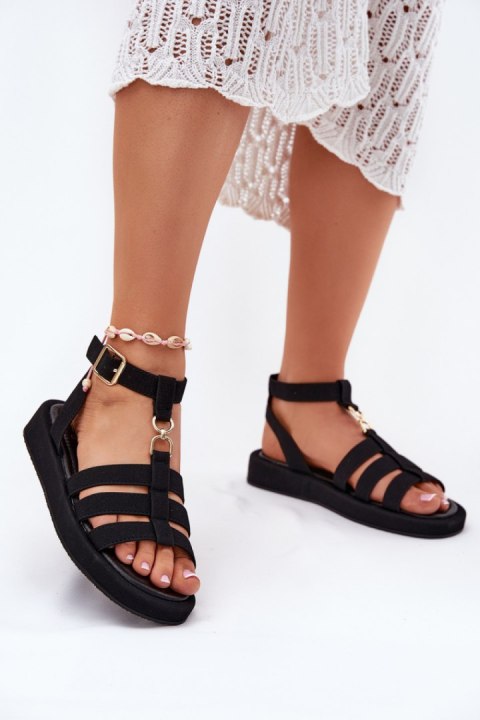 Sandały damskie Model Kartia NN615 czarne black
