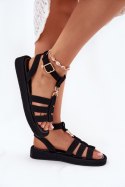 Sandały damskie Model Kartia NN615 czarne black