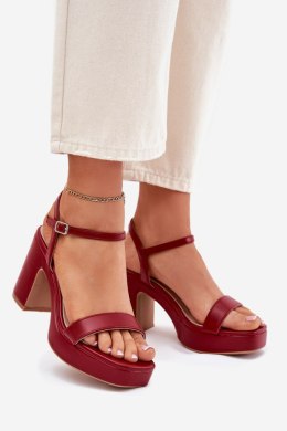 Sandały damskie Model Lillita 6896 czerwone red